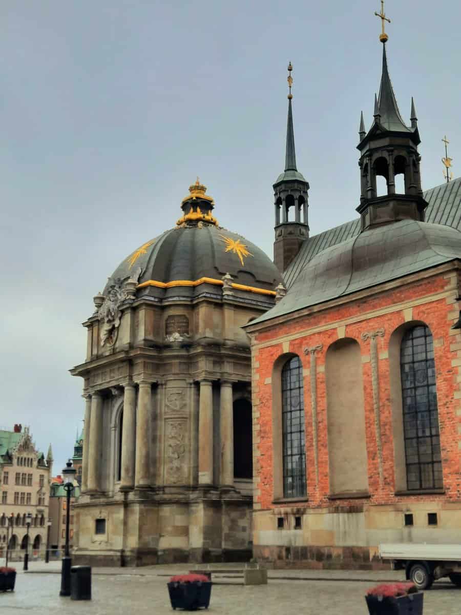 Oude kerk in Stockholm.