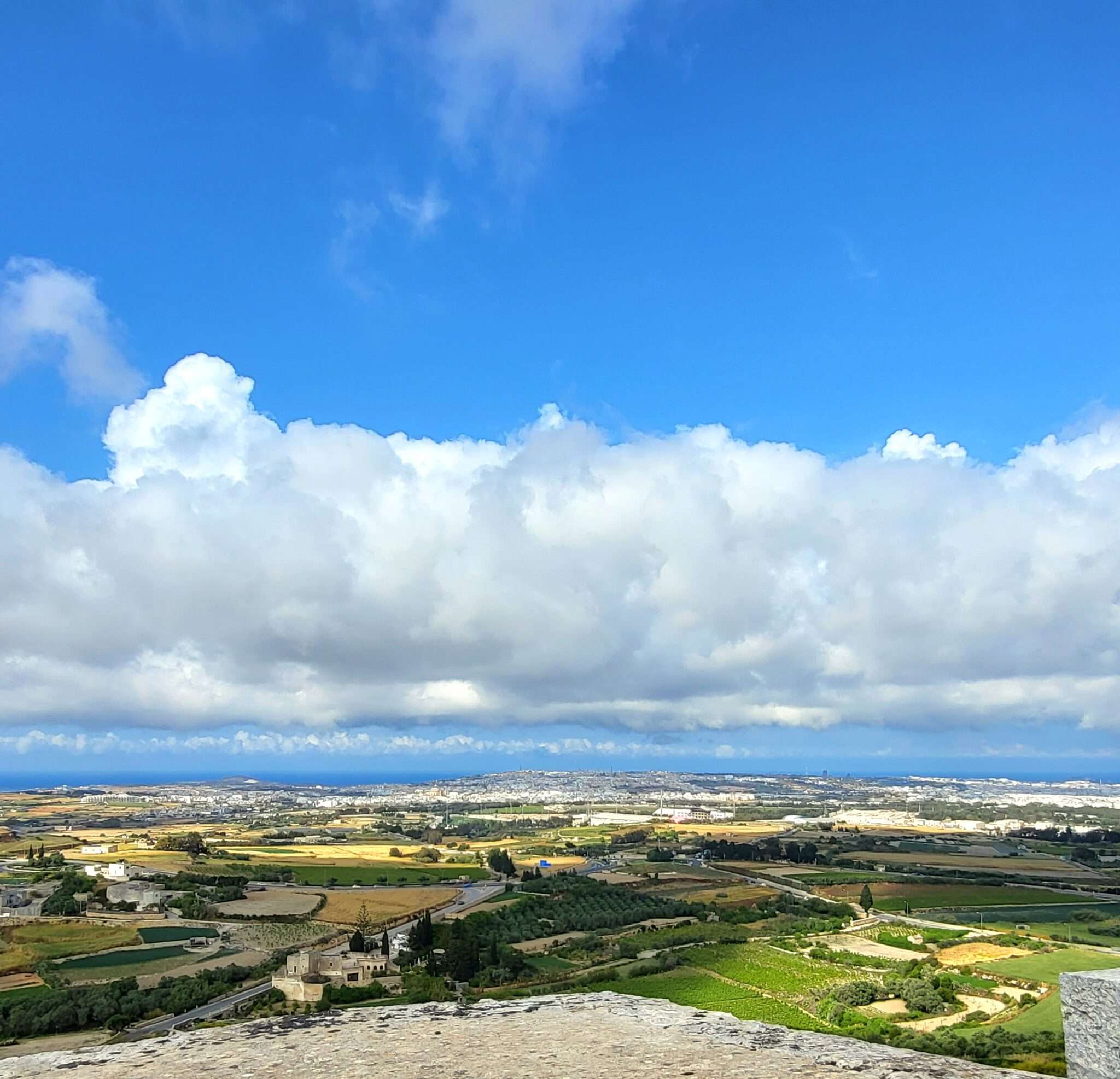 Uitzicht in Mdina in Malta.